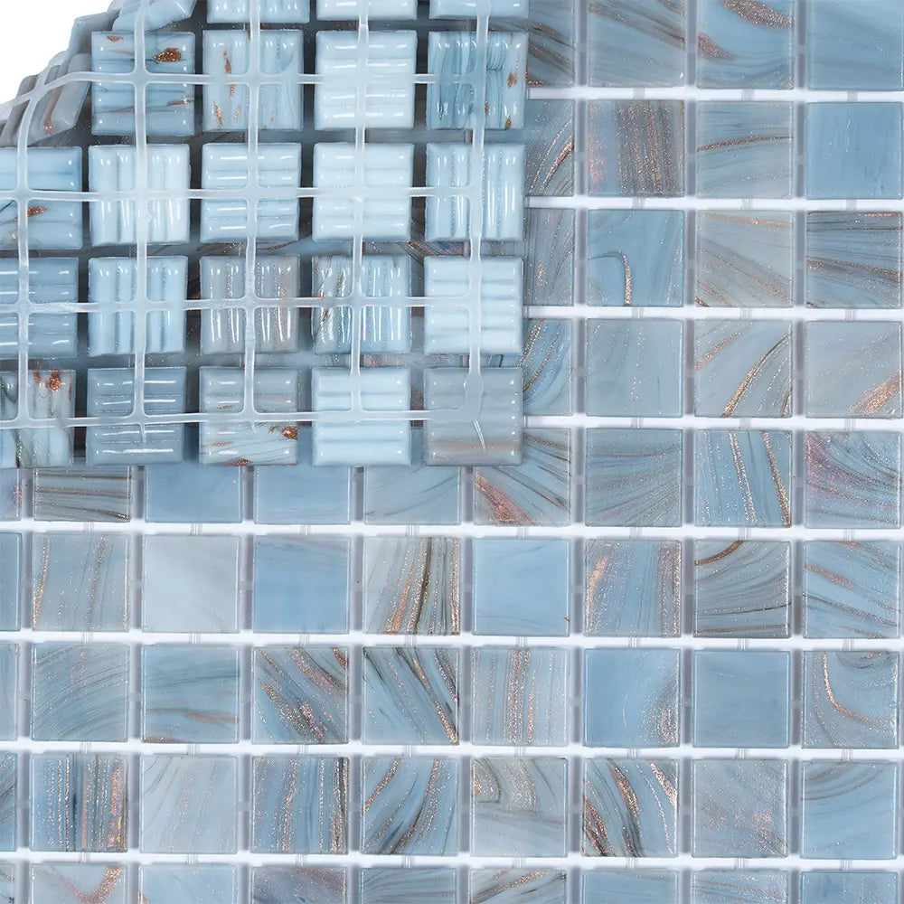Grand Canyon Mixed Squares Glass Pool Tile