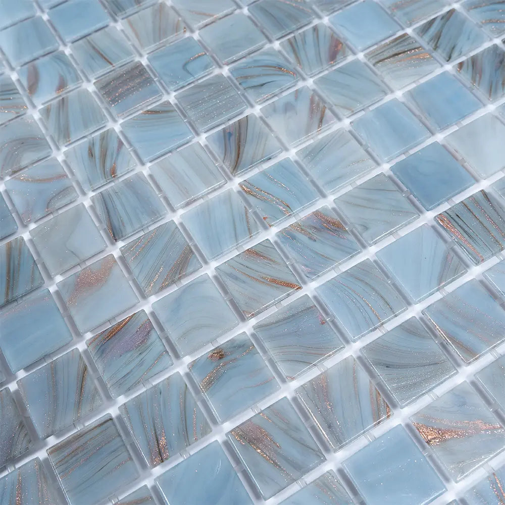 Grand Canyon Mixed Squares Glass Pool Tile