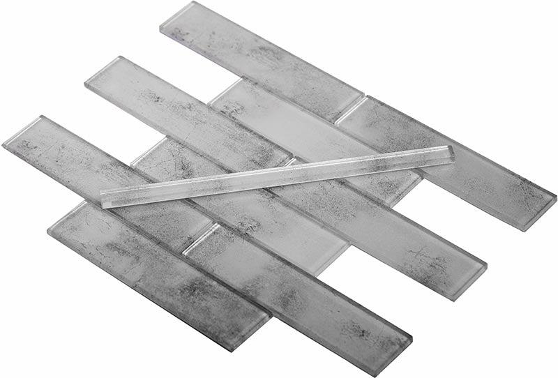Stardust Mineral 2X8 Glass Mosaic Tile | Tile Club