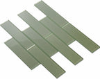 Stardust Stream 2X8 Glass Subway Mosaic Tile