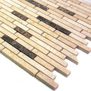 Skyline Crema Marfil Marble Mosaic Tile | Tile Club