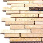 Skyline Crema Marfil Marble Mosaic Tile | Tile Club