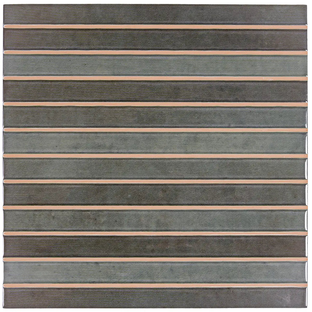 Tira Blue Ceramic Ribbon Tile