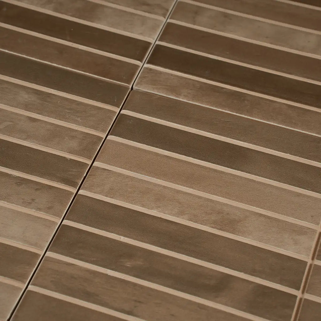Tira Chocolate Ceramic Ribbon Tile