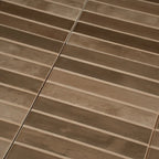 Tira Chocolate Ceramic Ribbon Tile