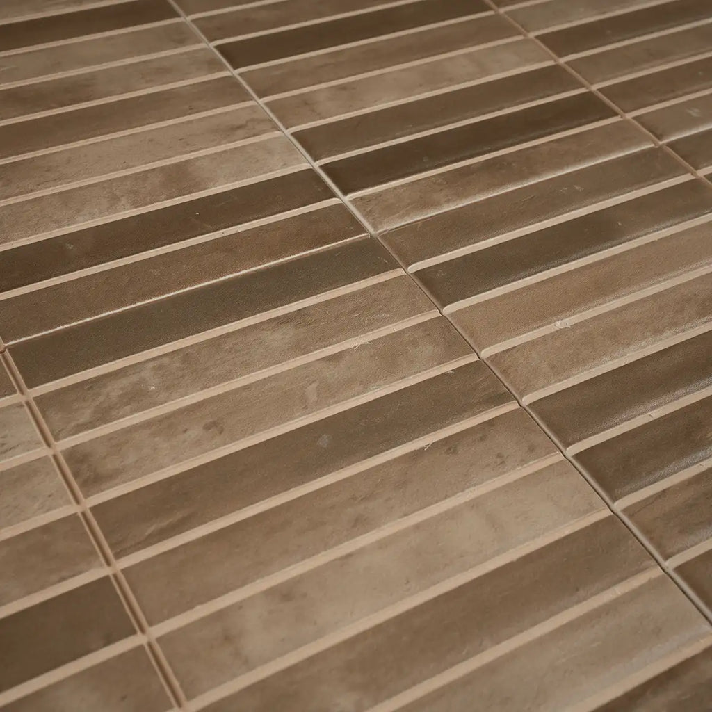 Tira Chocolate Ceramic Ribbon Tile