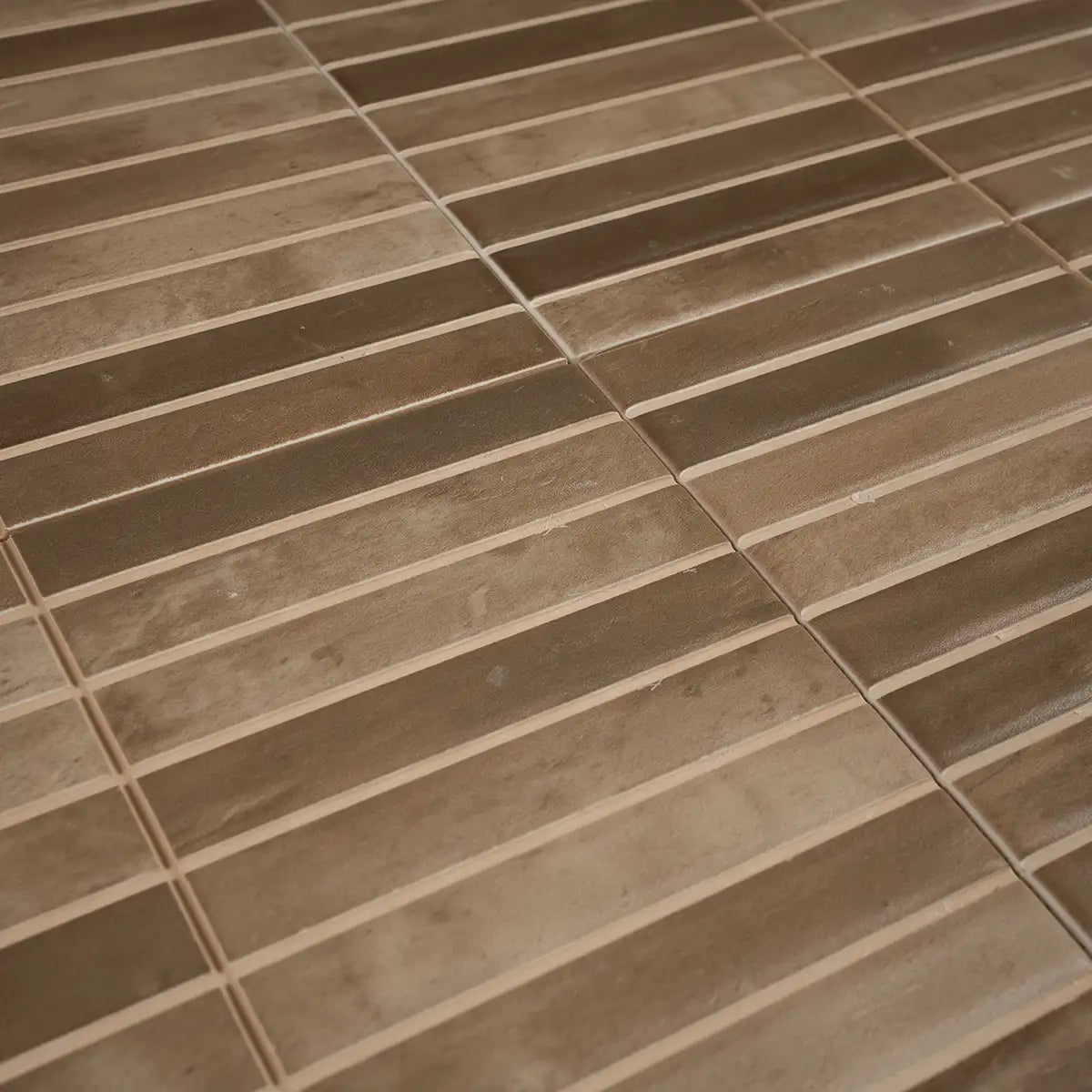 Tira Chocolate Ceramic Ribbon Tile