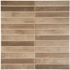 Tira Chocolate Ceramic Ribbon Tile