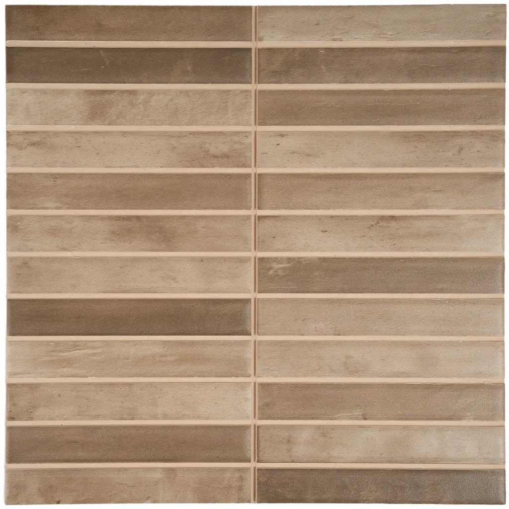 Tira Chocolate Ceramic Ribbon Tile