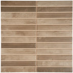Tira Chocolate Ceramic Ribbon Tile