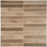 Tira Chocolate Ceramic Ribbon Tile | Tile Club