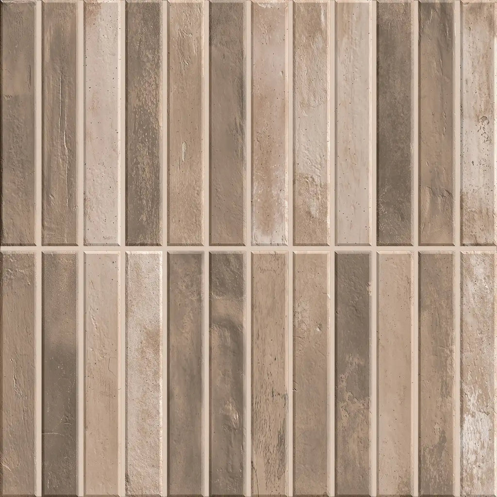 Tira Chocolate Ceramic Ribbon Tile | Tile Club