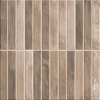Tira Chocolate Ceramic Ribbon Tile | Tile Club