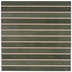 Tira Green Ceramic Ribbon Tile