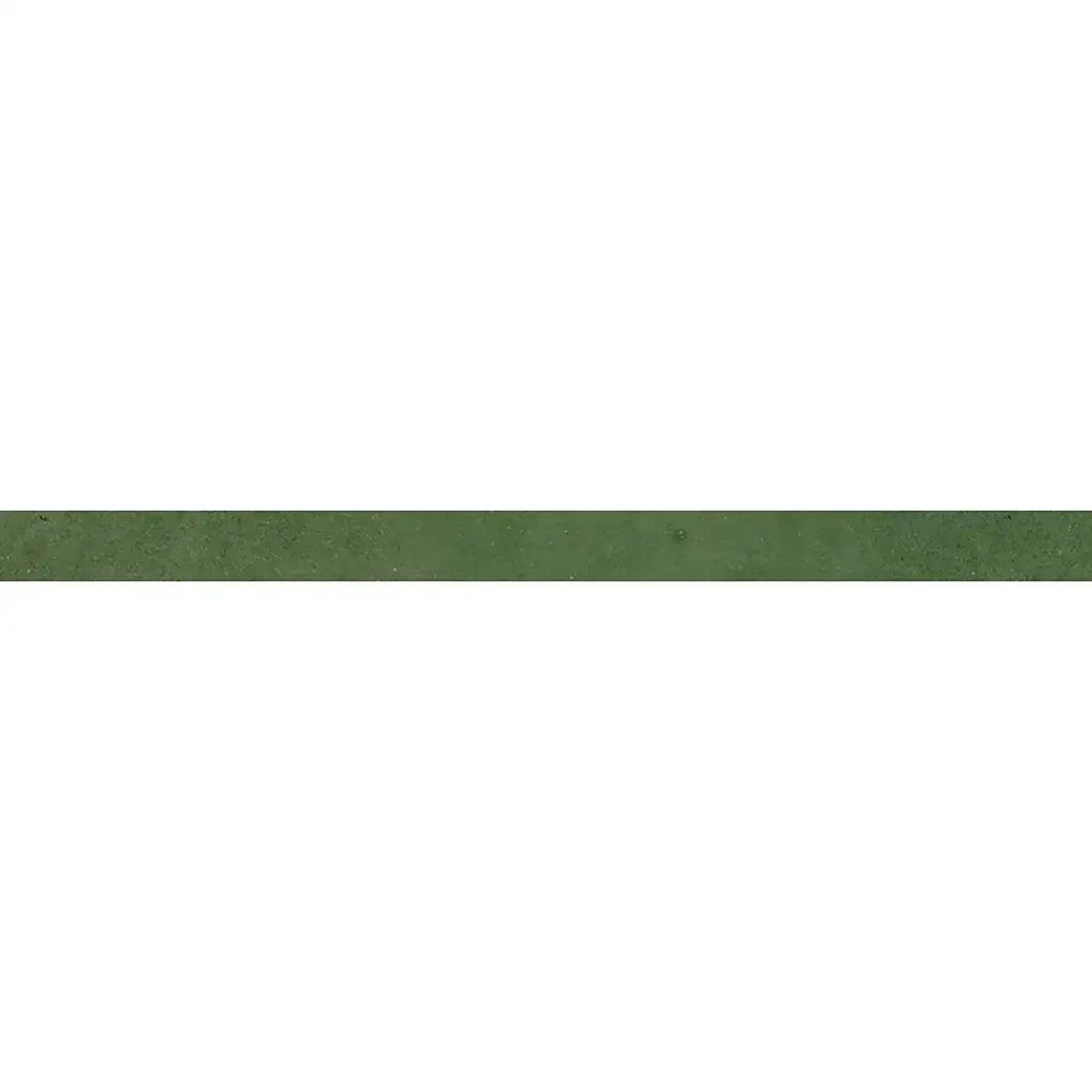 Tira Green Ceramic Pencil Tile Trim