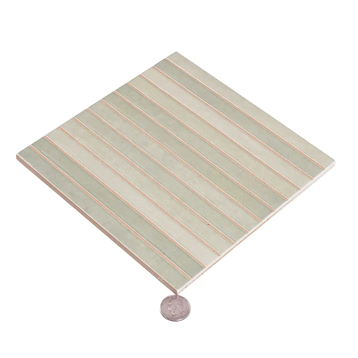 Tira Mint Ceramic Ribbon Tile
