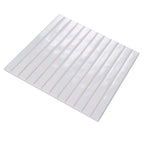 Tira White Ceramic Ribbon Tile