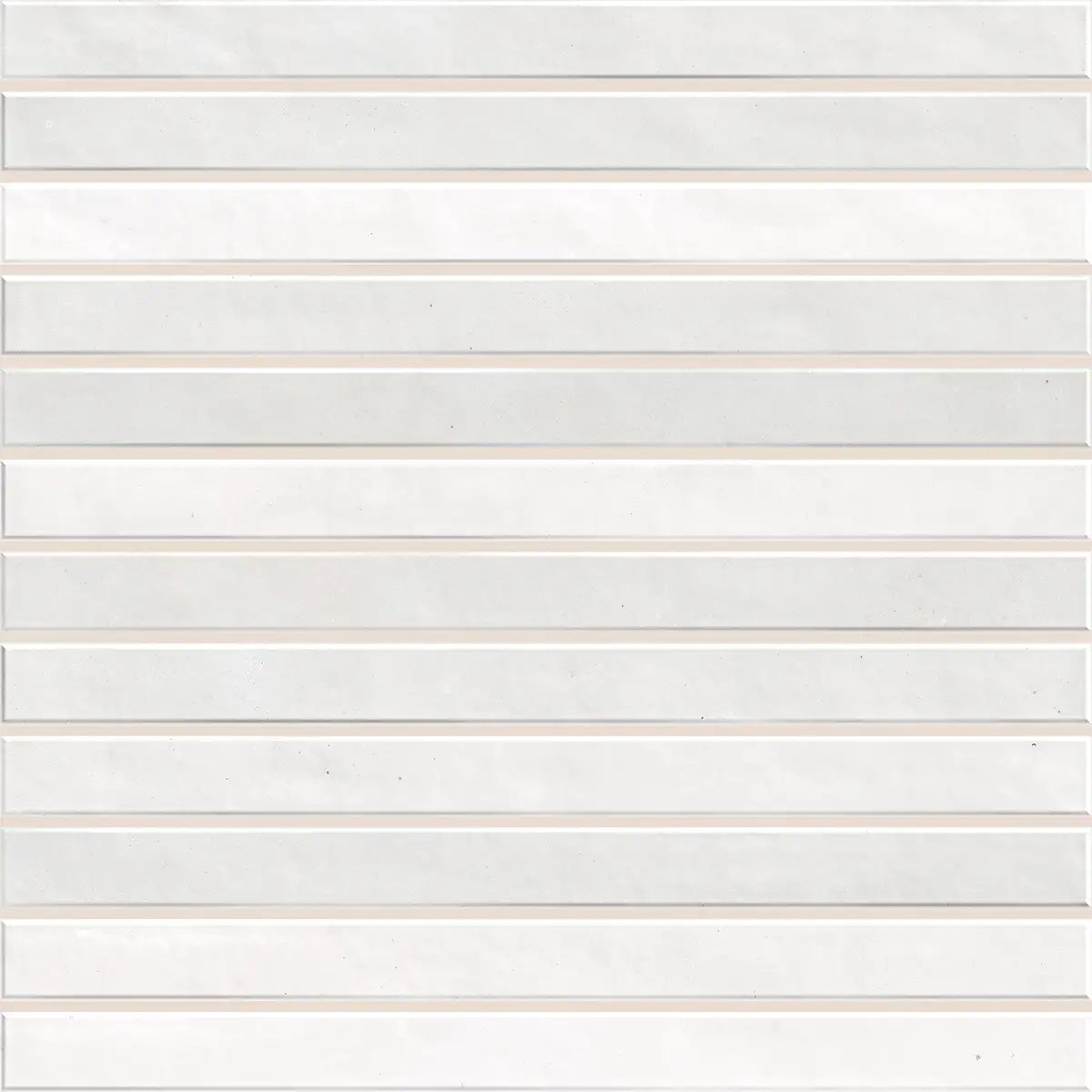 Tira White Ceramic Ribbon Tile | Tile Club