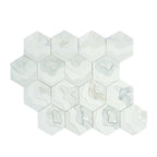 Santorini Shell Wave Marble Mosaic Tile | Tile Club