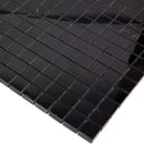 Nero Marquina 1X1 Polished Marble Mosaic Tiles | Tile Club