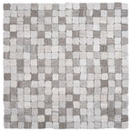 Plaza Wooden Beige Marble Mosaic Tile | Tile Club