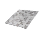 Plaza Wooden Beige Marble Mosaic Tile | Tile Club