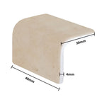 Sagrada Recycled Glass Clay Corner Trim | Tile Club