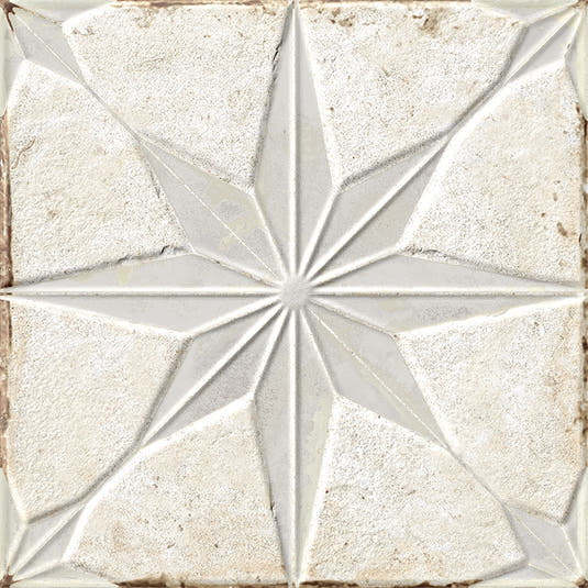 San Clemente White Star 8.78 x 8.78 Porcelain Tile