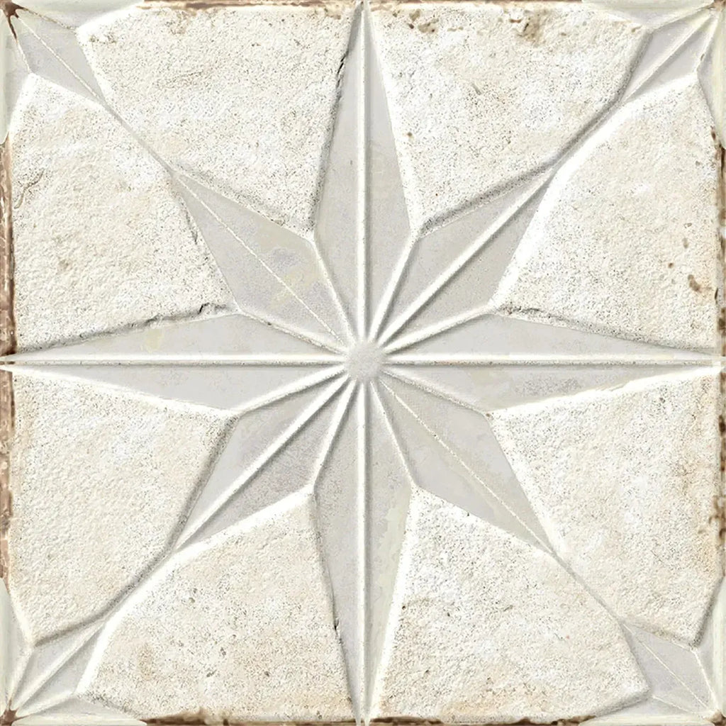 San Clemente White Star 8.78 x 8.78 Porcelain Tile