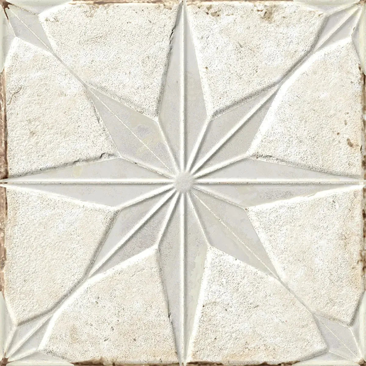 San Clemente White Star 8.78 x 8.78 Porcelain Tile