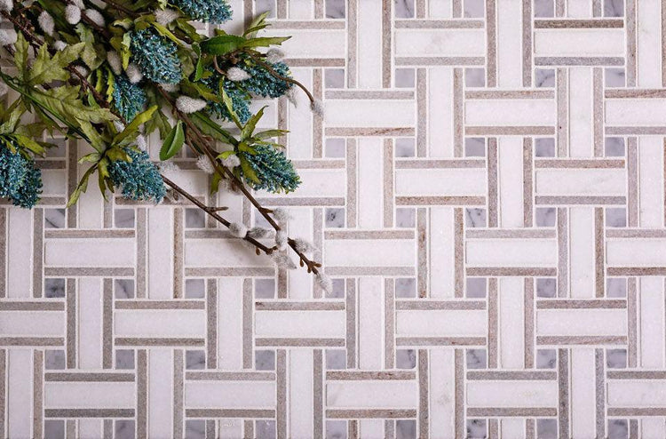 basket weave floor tile