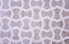 10.3" x 10.3" Sand Valley & Thassos Star Mosaic Tile