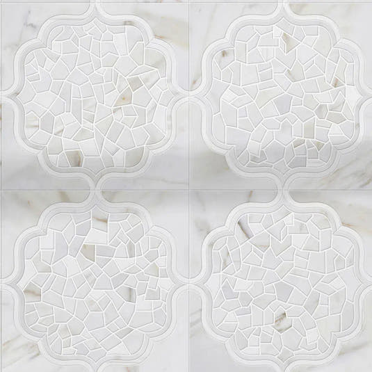Santorini Medallion White