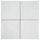 La Riviera Blanc Ceramic Tile 5.2" x 5.2" | Tile Club