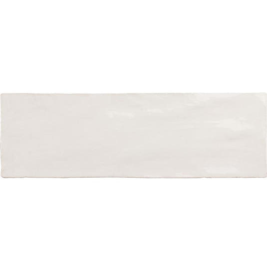 La Riviera Blanc Ceramic Subway Tile 2.5x8 Sample