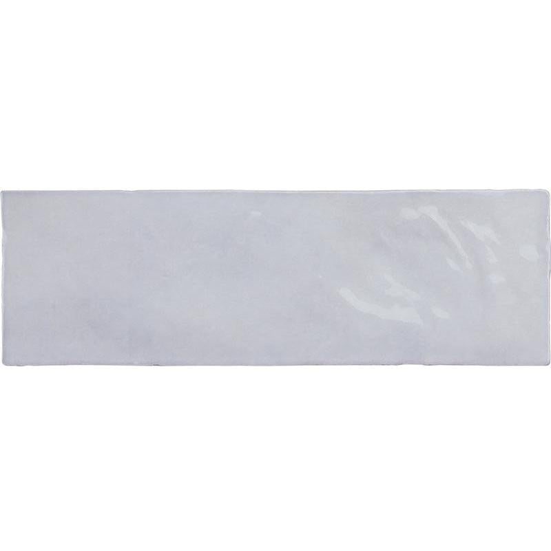 La Riviera Lavanda Blue Ceramic Subway Tile 2.5x8" Sample