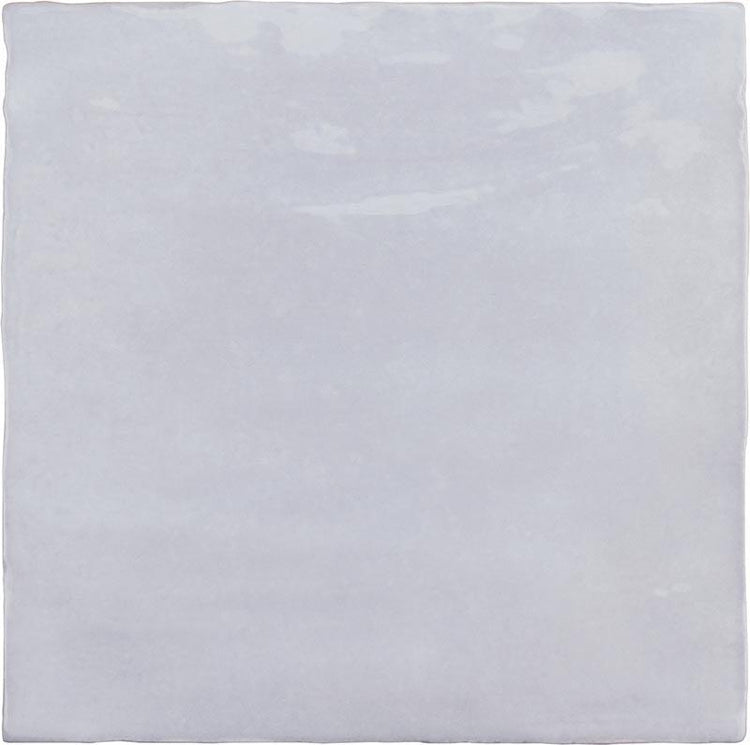 La Riviera Lavanda Blue Ceramic Tile 5.2" x 5.2" Sample