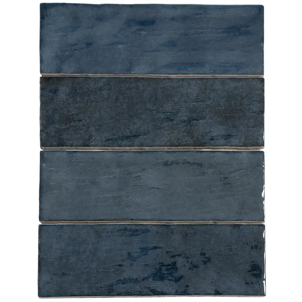 La Riviera Blue Reef Ceramic Subway Tile 2.5x8" | Tile Club