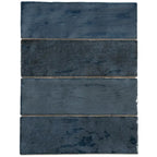 La Riviera Blue Reef Ceramic Subway Tile 2.5x8" | Tile Club