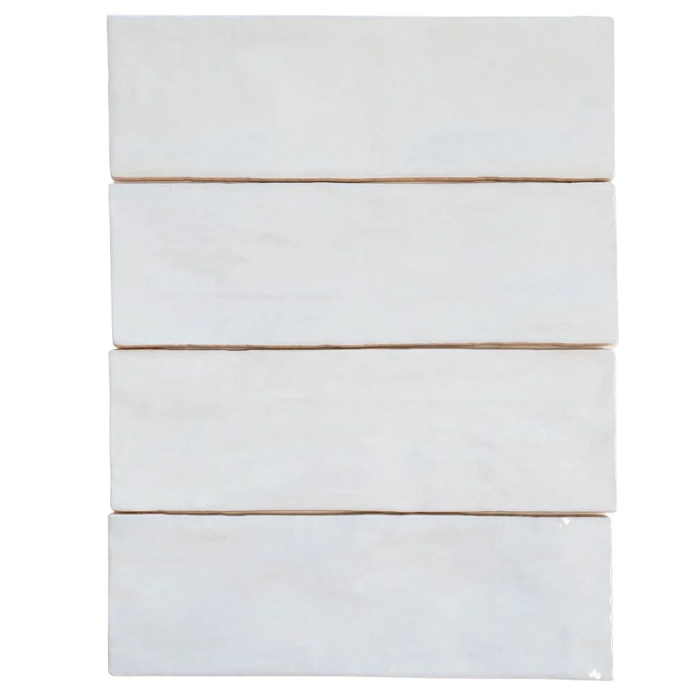 La Riviera Lavanda Blue Ceramic Subway Tile 2.5x8"