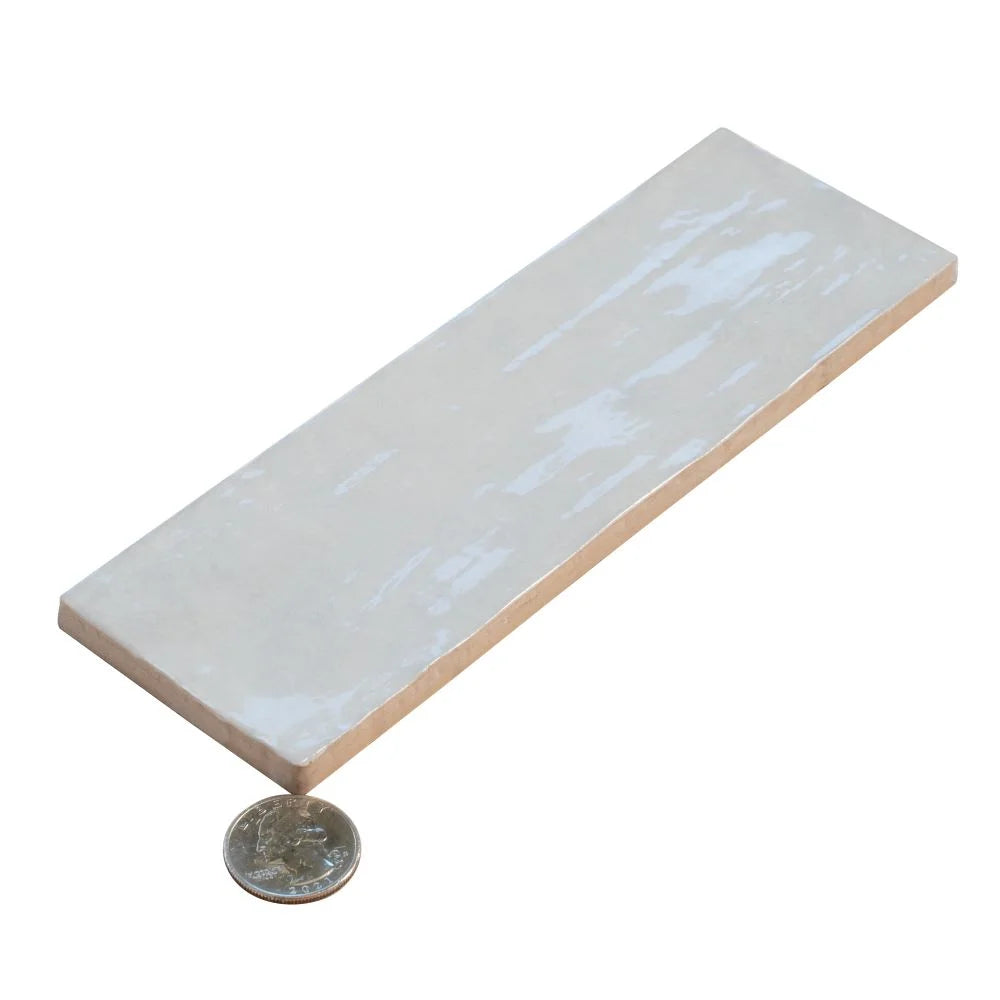 La Riviera Lavanda Blue Ceramic Subway Tile 2.5x8"