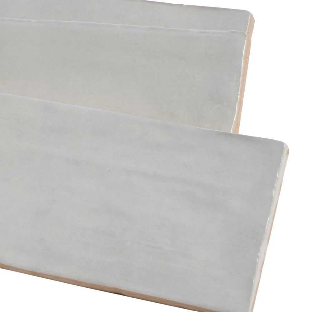 La Riviera Lavanda Blue Ceramic Subway Tile 2.5x8"