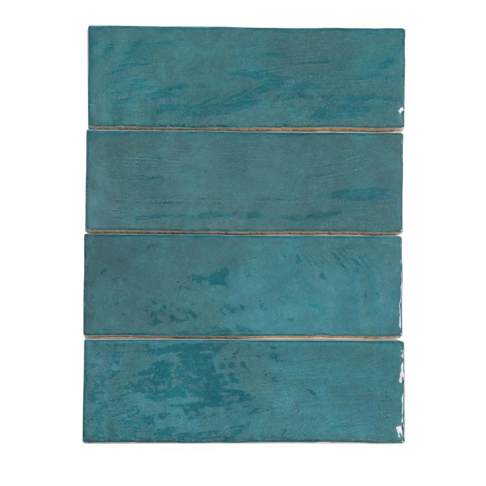 La Riviera Quetzal Ceramic Subway Tile 2.5x8"