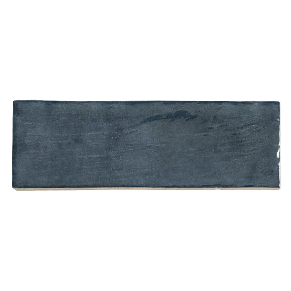 La Riviera Blue Reef Ceramic Subway Tile 2.5x8"