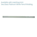 Sea Glass Louvre Platinum White Mosaic Tile | Tile Club