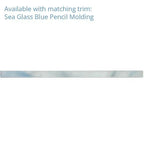 Sea Glass Louvre Blue Mosaic Tile | Tile Club