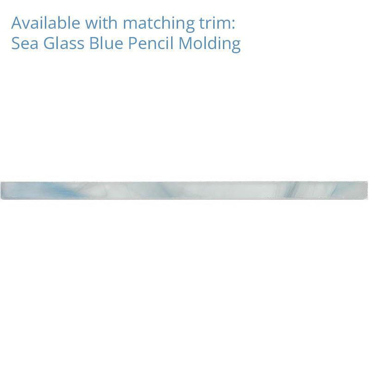 Sea Glass Cloud Blue Mosaic Tile | Tile Club
