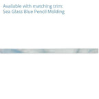 Sea Glass Hexagon Blue Mosaic Tile | Tile Club