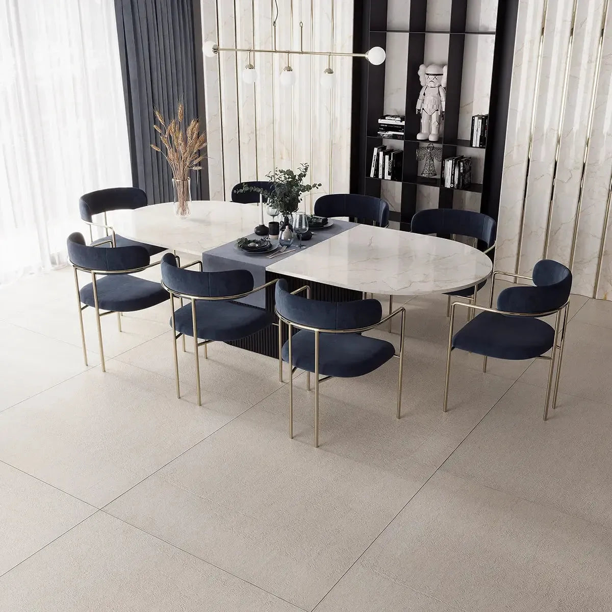 Sedara Beige Stone Look Square Porcelain Tile 48x48 | Tile Club