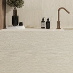 Sedara Beige Striation Stone Look Porcelain Tile 24x48 | Tile Club